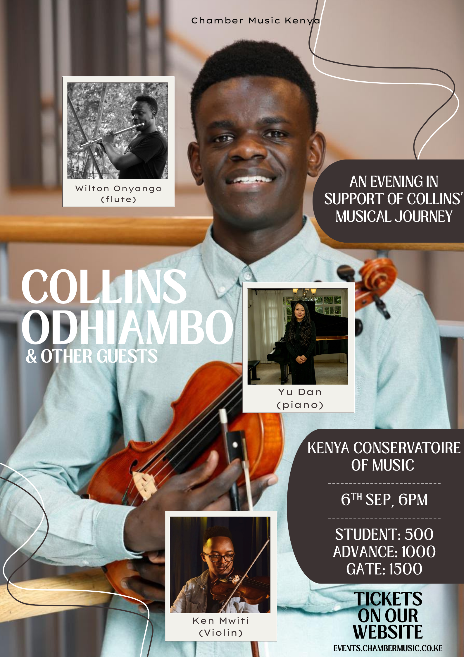 Collins Odhiambo - Kenya Conservatoire of Music Banner